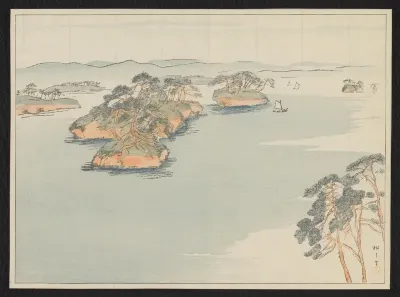 Gezicht op Matsushima