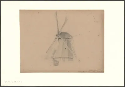 Gezicht op molen De Dommekracht
