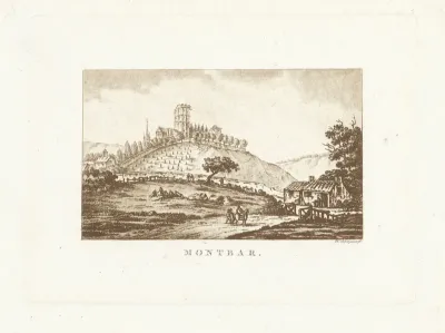 Gezicht op Montbard