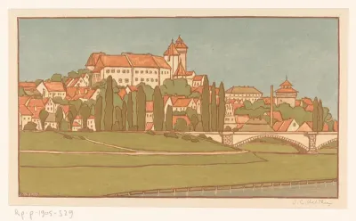 Gezicht op Neurenberg