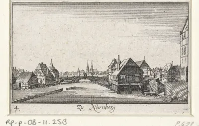 Gezicht op Neurenberg