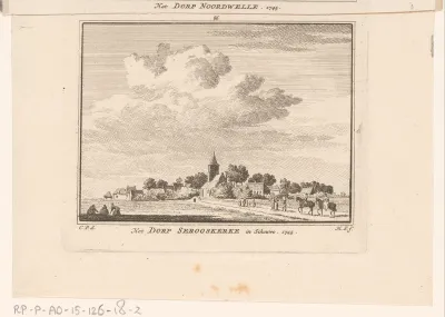 Gezicht op Noordwelle, 1745