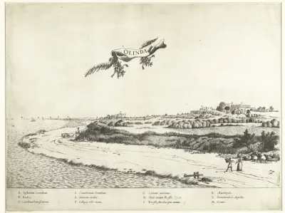 Gezicht op Olinda, ca. 1637