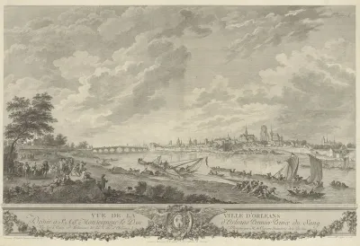 Gezicht op Orléans