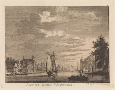 Gezicht op Oude Wetering