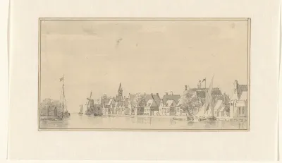 Gezicht op Oude Wetering