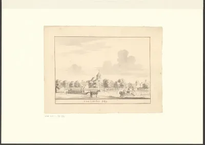 Gezicht op Ouderkerk aan de Amstel