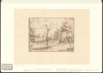 Gezicht op Ouderkerk aan de Amstel