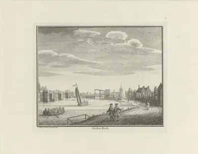 Gezicht op Ouderkerk aan de Amstel