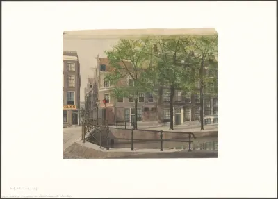 Gezicht op Oudezijds Achterburgwal 184