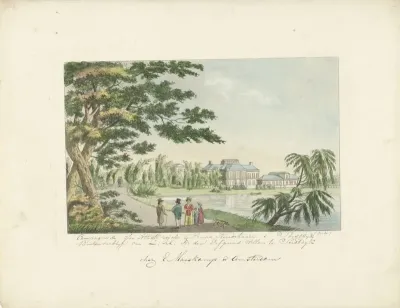 Gezicht op Paleis Soestdijk