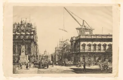 Gezicht op Pall Mall