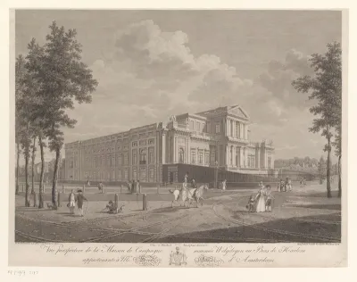 Gezicht op Paviljoen Welgelegen te Haarlem