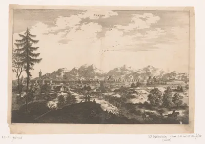 Gezicht op Peking