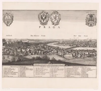 Gezicht op Praag (middelste deel)