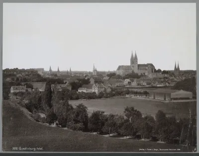 Gezicht op Quedlinburg