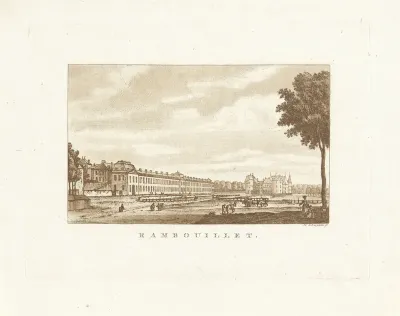 Gezicht op Rambouillet