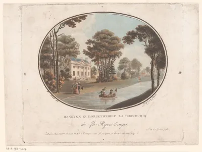 Gezicht op Ranston te Dorsetshire