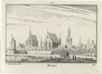 Gezicht op Rees