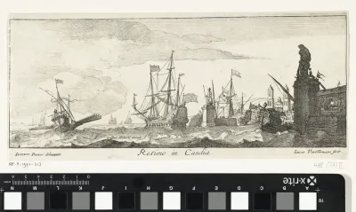 Gezicht op Réthymnon, Griekenland