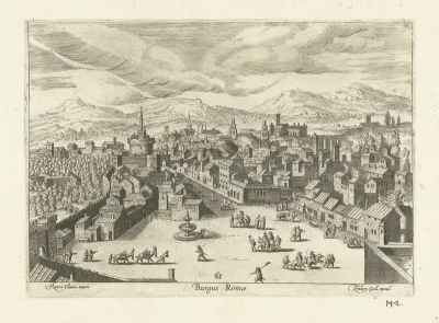 Gezicht op Rome