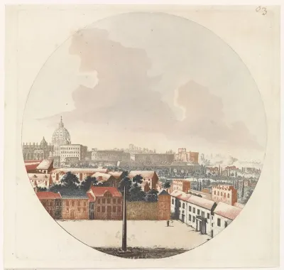 Gezicht op Rome