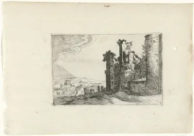 Gezicht op Rome vanaf Monte Pincio