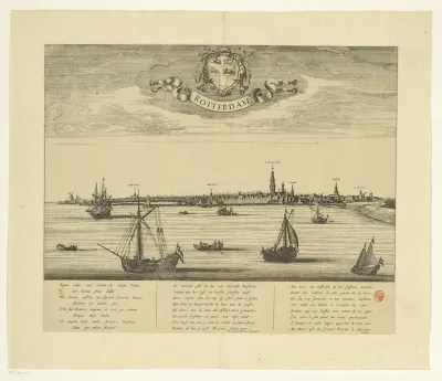 Gezicht op Rotterdam