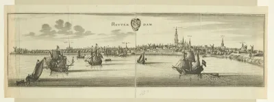 Gezicht op Rotterdam