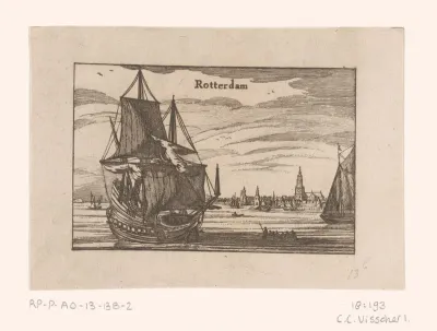Gezicht op Rotterdam