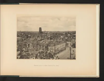Gezicht op Rotterdam vanaf het Witte Huis