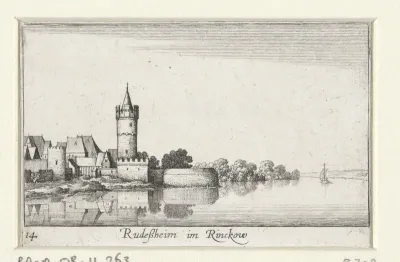 Gezicht op Rüdesheim