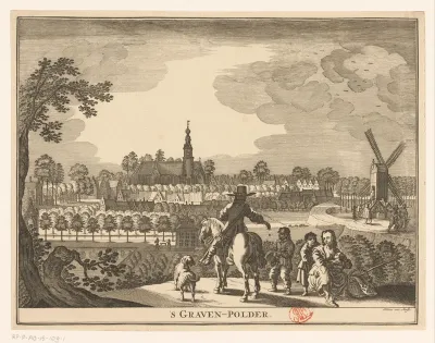 Gezicht op 's-Gravenpolder