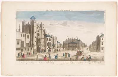 Gezicht op Saint James's Palace te Londen