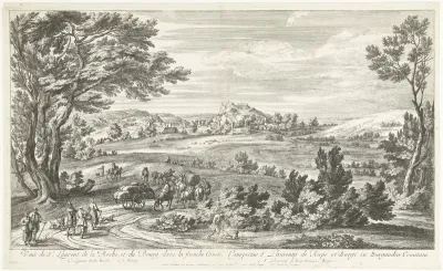 Gezicht op Saint Laurent de la Roche