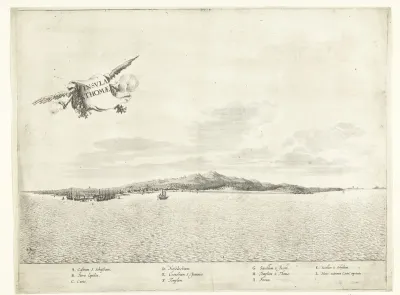 Gezicht op Sao Tomé, ca. 1641