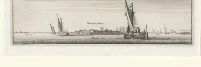 Gezicht op Schenkenschanz aan de Rijn