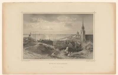 Gezicht op Scheveningen en de Noordzee