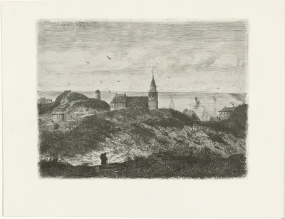 Gezicht op Scheveningen