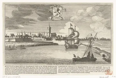 Gezicht op Schiedam