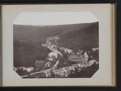 Gezicht op Schlangenbad v.d. Altan Eiche