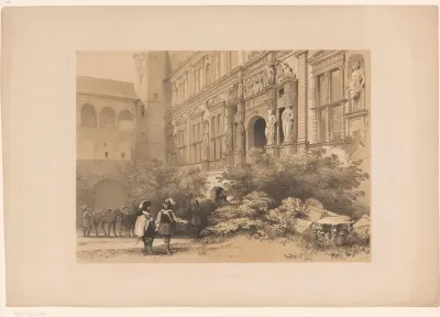 Gezicht op Schloss Heidelberg