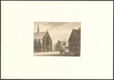 Gezicht op Sint Jacobskapel