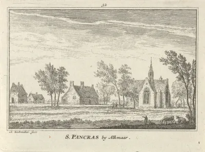 Gezicht op Sint Pancras