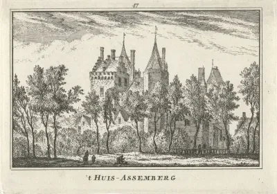 Gezicht op Slot Assumburg