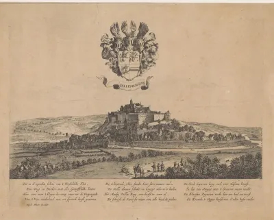 Gezicht op Slot Dillenburg, ca. 1645