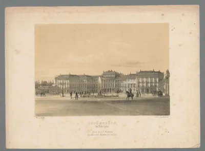 Gezicht op slot Schönbrunn