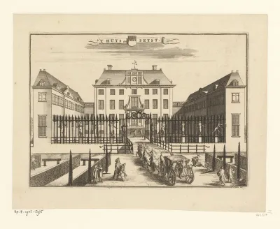 Gezicht op slot Zeist