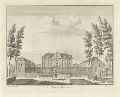 Gezicht op slot Zeist