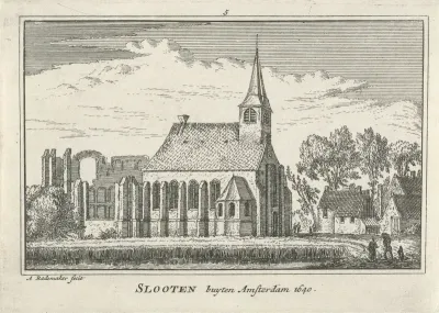 Gezicht op Sloten